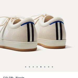 Like new Rothy lace up sneakers! Color Blonde.